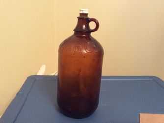 Vintage brown Clorox jug