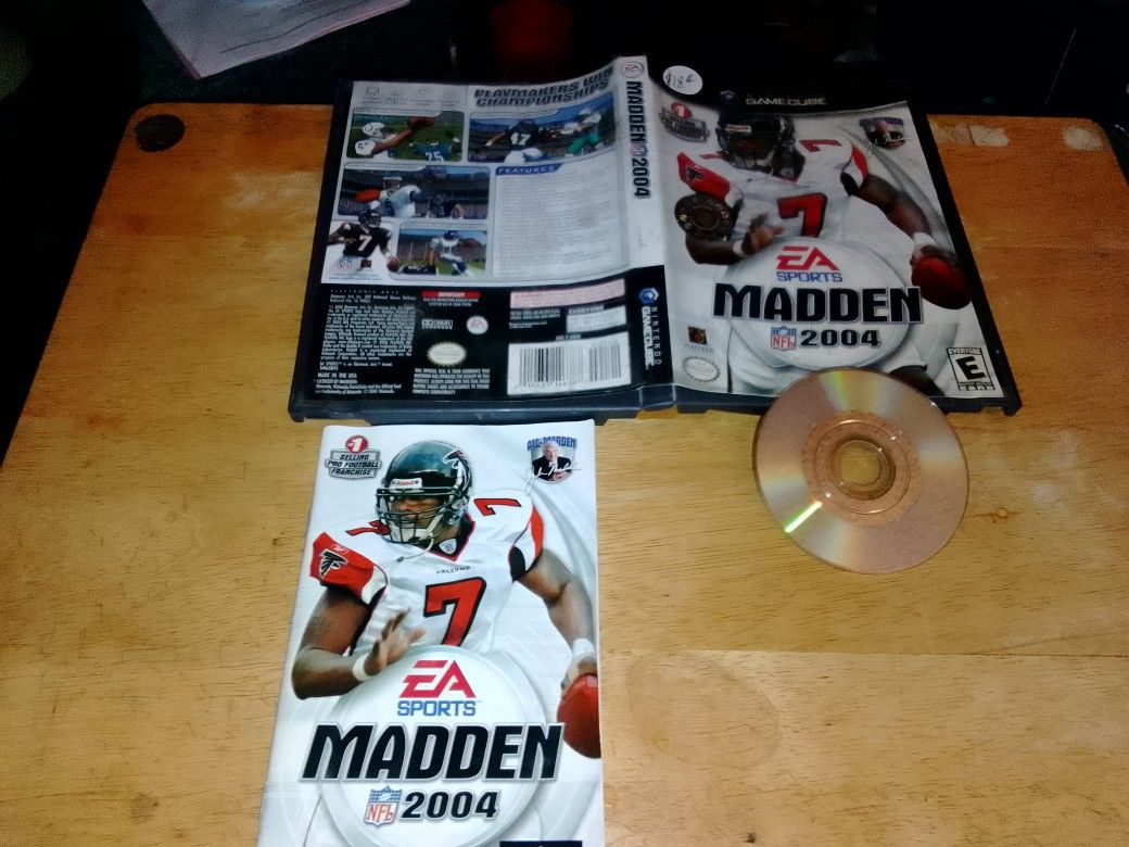 Nintendo GameCube Game EA Sports Madden NFL 2004