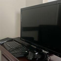 Small TV, Keyboards, Mouse 