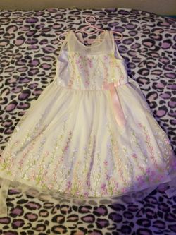 Beish Flower Dress