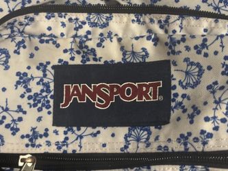 Blue Flowers Jansport Backpack