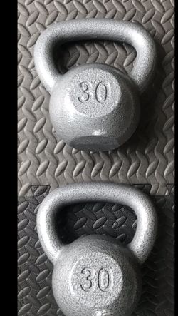 30lb kettlebell and adjustable