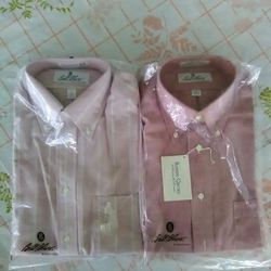 Bill Blass shirt LOT of 2. Short sleeve Shirts. BRAND NEW X2. Men's Size S small 15. Collared Dress Shirts. Button Down