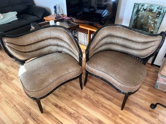 Hollywood Regency Style Chairs – DIY Flip Project