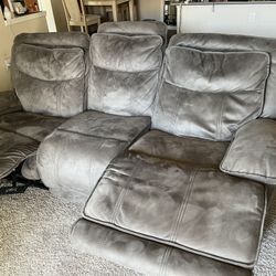 Comfy Couch W Double Recliner