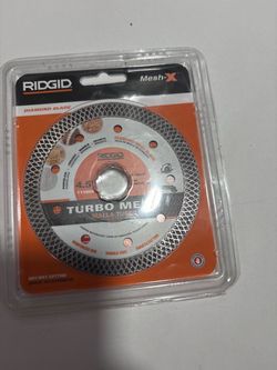 RIDGID 4.5" Turbo Mesh Diamond Blade