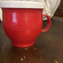Campbells Soup Micro Mug Red & White with Lid