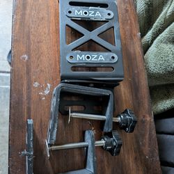 Moza wheelbase desk mount