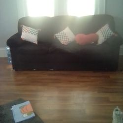 Black Couch Andl Loveseat