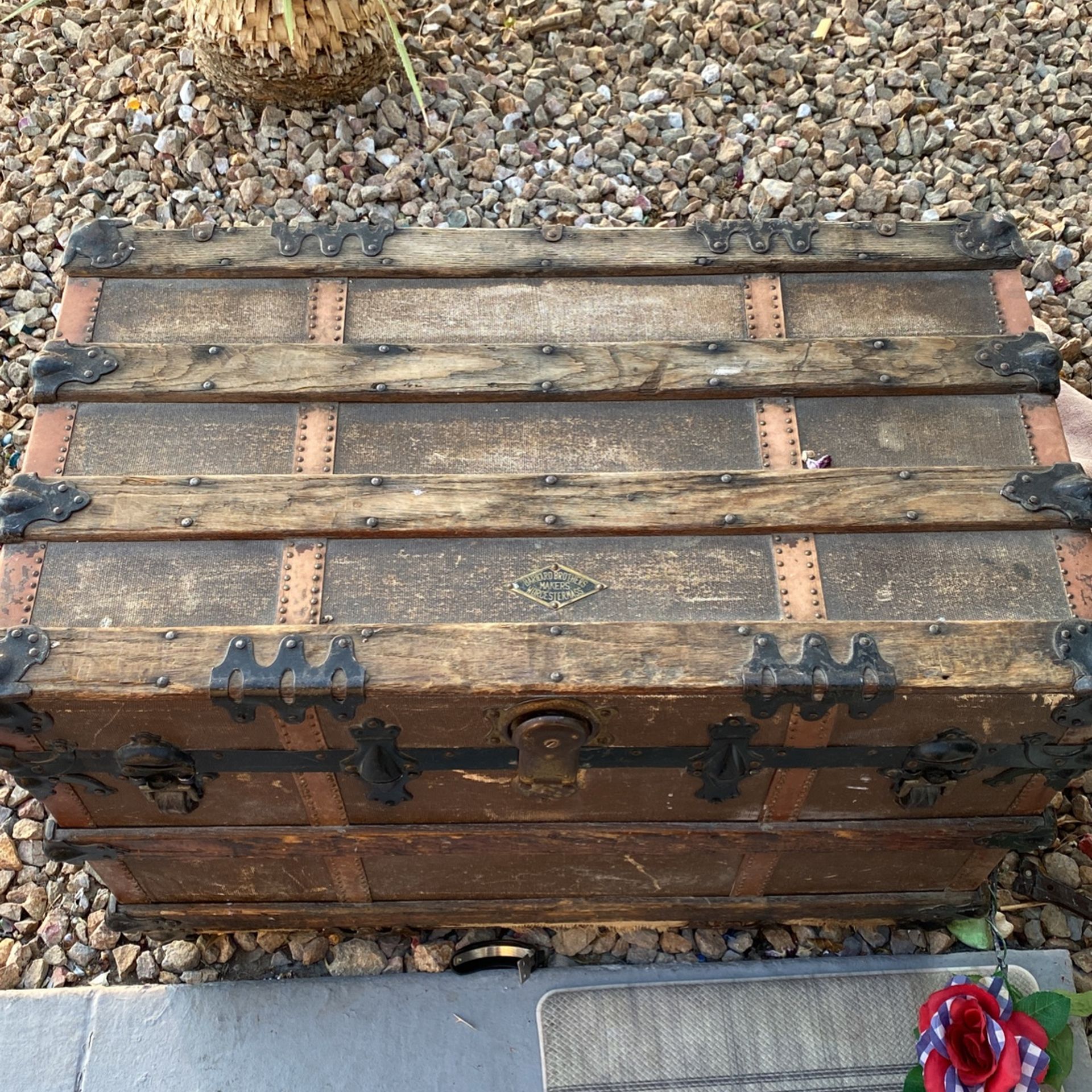 Barnard Brothers Makers Antique Trunk
