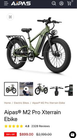 AipasĀ® M2 Pro Xterrain Ebike