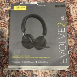 Jabra Evolve2 65 Stereo Wireless Headset (MS Teams, USB-C) - Black