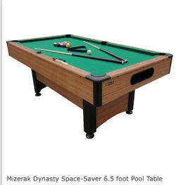 Mizerak 6.5ft Pool Table