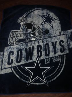 Dallas cowboy blanket