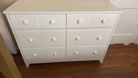 white dresser