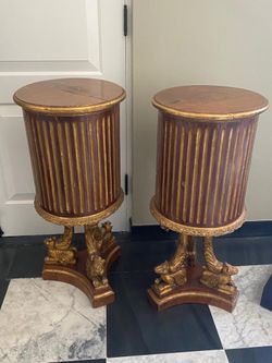 French Antique Side Tables Cabinets