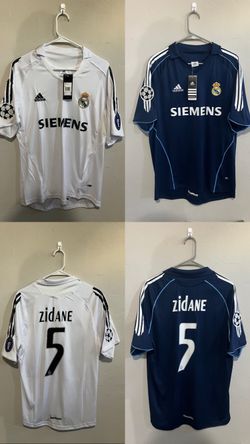 Real Madrid 2005-05 Home Away Zidane Jersey (Medium Large XL 2X)