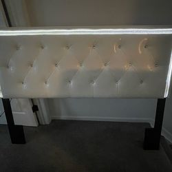 Full size headboard LED lights