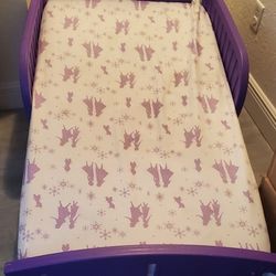 Like New Toddler Bed With Mattress. ( Only Used 2 Times ). 