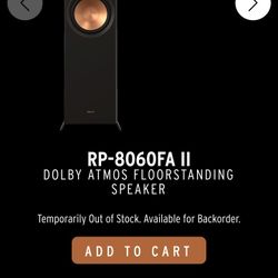 Klipsch RP-8060FA  (Just One)