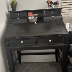 Solid Wood Hutch/ Desk