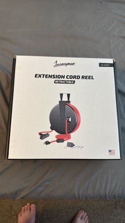 Journeyman extension cord reel ,retractable