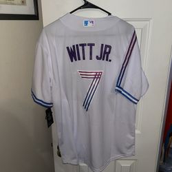Nike white Bobby Witt jr jersey size L
