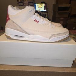 Levi's X Air Jordan 3 Retro 'Lunar New Year' Size 10M Brand New In OG Box IR0910-400