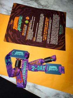 Zombie apocalypse 2 day tickets