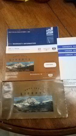 2004 Jeep Liberty manual