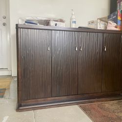 Sturdy Buffet Table (with Wine Storage)
