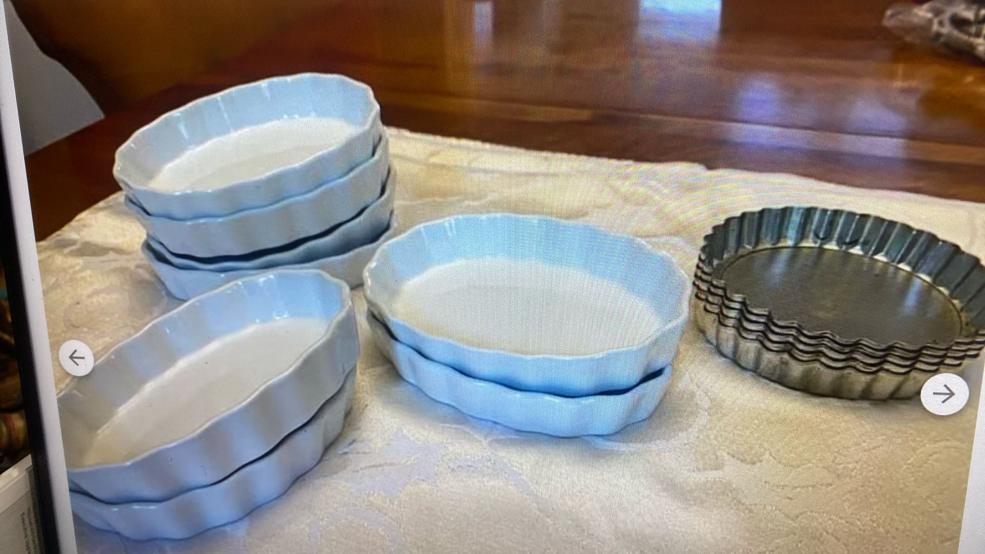 Set Of 8 Creme Brûlée Dishes