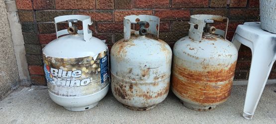 3 Propane Tanks,  $30