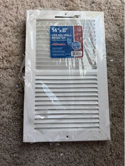 Ceiling wall register