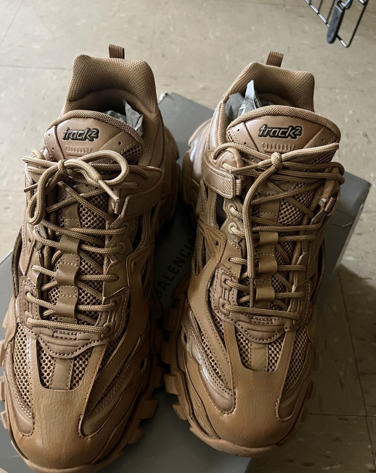 Wheat Balenciaga Sneakers Size 46