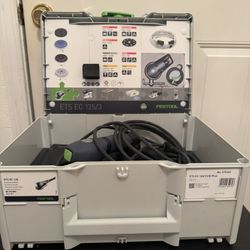 Festool 5" ETS EC 125/3 EQ-Plus Sander in systainer