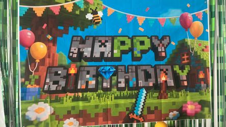 Minecraft Back drop