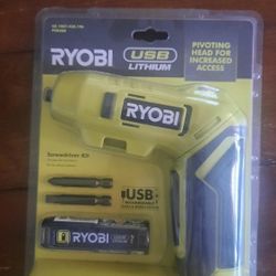 Screwdriver Kit with 2.0 Ah USB Lithium Battery and Charging Cable