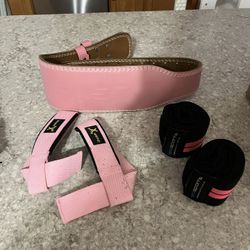 Weight Lifting Belt, Hand Straps, Knee Straps