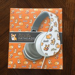 NWT folding fathead headphone