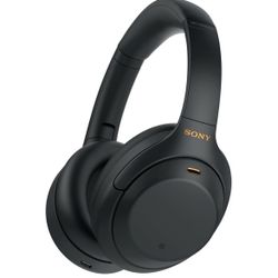 Sony WH-1000XM4 Wireless Premium Noise Canceling Overhead Headphones with Mic for Phone-Call and Alexa Voice Control, Black WH1000XM4