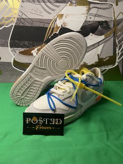 Offwhite Nike Dunk Low Lot 10 