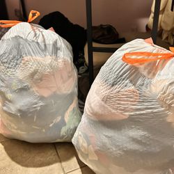 Two Bags Full Of Girl Clothes 