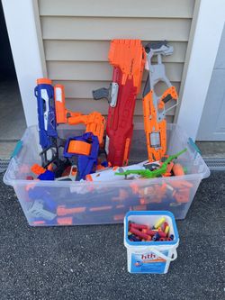 Large Nerf Gun Collection 