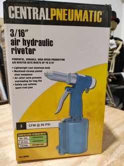 3 /16 air hydraulic riveter model number 83458