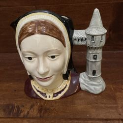 Royal Doulton Toby Jug Mug~CATHERINE OF ARAGON D6(contact info removed) Large