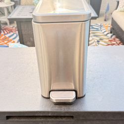 Stainless Bathroom Trash Can