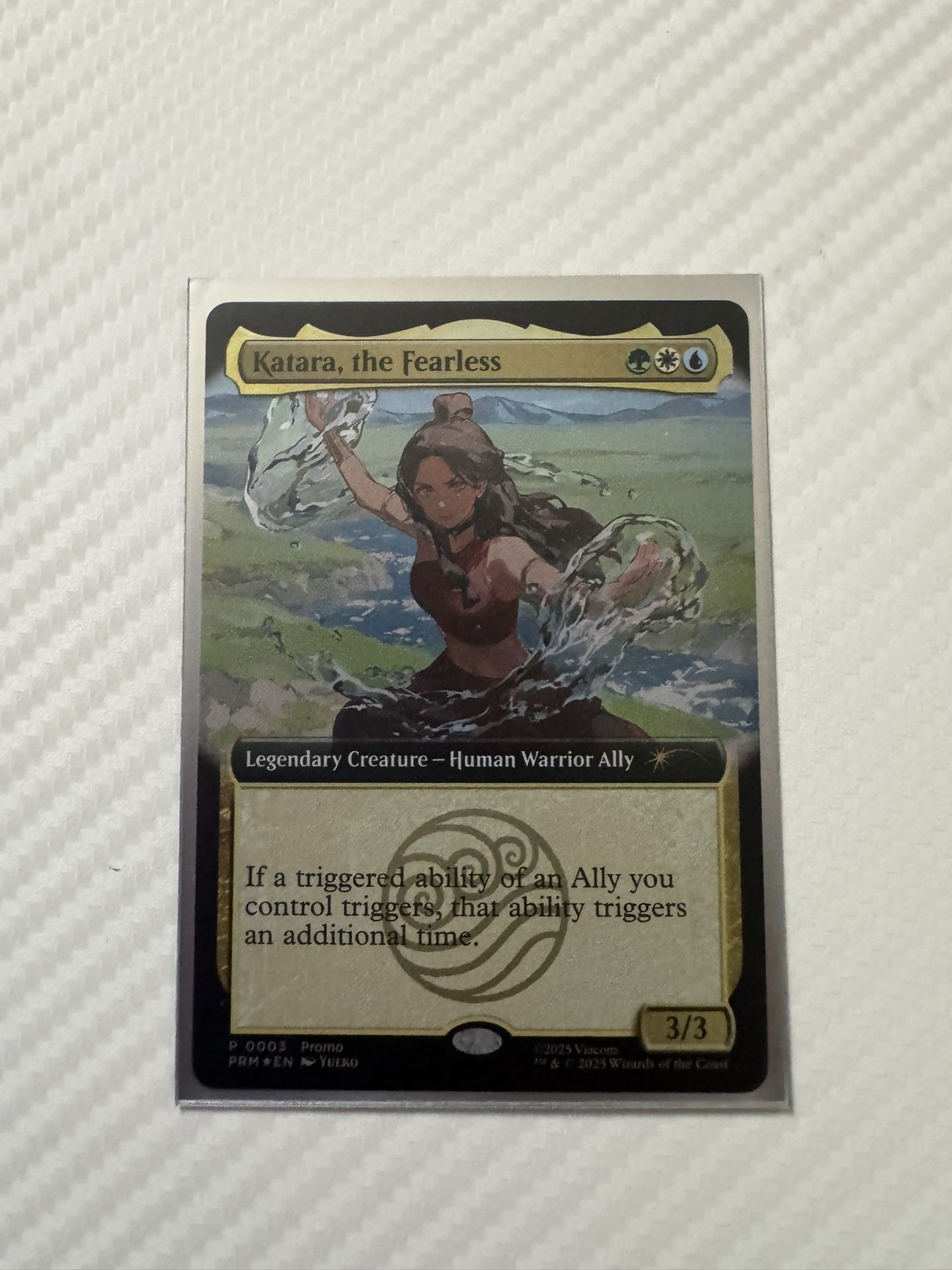MTG x Avatar - Katara, The Fearless Promo SDCC 2025