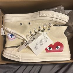 Converse Chuck Taylor All Star 70s Hi Comme des Garcons PLAY White