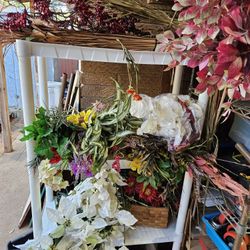 Flores artificiales, para hacer arreglos 